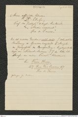 Nachlass Franz Steindachner, Brief von Emil Aug. Goeldi an Franz Steindachner (11.11.1885), Inv.Nr. 168.13, Seite 5